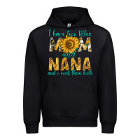 Black i have two titles mom and nana and i rock them bot Urban Hoodie - texasbilliewilder