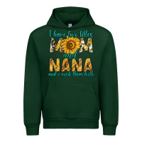 Forest Green i have two titles mom and nana and i rock them bot Urban Hoodie - texasbilliewilder