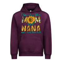 Mauve Wine i have two titles mom and nana and i rock them bot Urban Hoodie - texasbilliewilder
