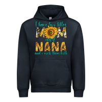 Navy i have two titles mom and nana and i rock them bot Urban Hoodie - texasbilliewilder
