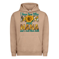 Pigment Burro i have two titles mom and nana and i rock them bot Urban Hoodie - texasbilliewilder