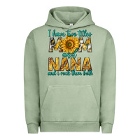 Pigment Oil Green i have two titles mom and nana and i rock them bot Urban Hoodie - texasbilliewilder
