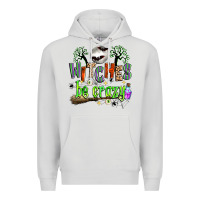 Dove Grey witches be crazy Premium Hoodie - Zillion Design Studio