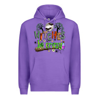 Purple witches be crazy Premium Hoodie - Zillion Design Studio