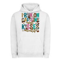 Pigment Lunar Rock i run on caffeine and kisses mothers day Urban Hoodie - texasbilliewilder