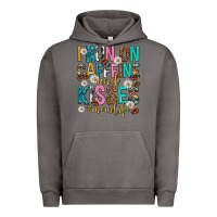 Pigment Tornado i run on caffeine and kisses mothers day Urban Hoodie - texasbilliewilder
