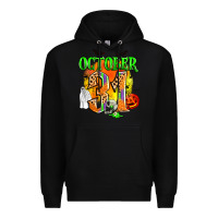 Black october 31 Premium Hoodie - Zillion Design Studio