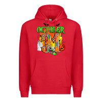 Red october 31 Premium Hoodie - Zillion Design Studio
