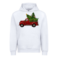 White christmas trees with truck Urban Hoodie - RanaPortraitStore