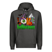 Charcoal Heather love halloween Premium Hoodie - Zillion Design Studio