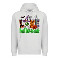 Dove Grey love halloween Premium Hoodie - Zillion Design Studio