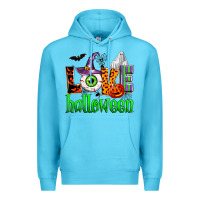 Ocean Blue love halloween Premium Hoodie - Zillion Design Studio