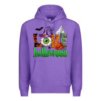 Purple love halloween Premium Hoodie - Zillion Design Studio