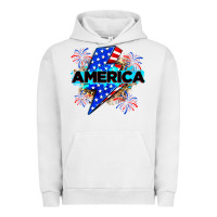 Pigment Lunar Rock America with lightning bolt Urban Hoodie - Zillion Design Studio