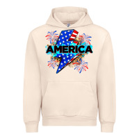 Sandshell America with lightning bolt Urban Hoodie - Zillion Design Studio