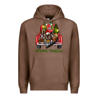 Chestnut merry christmas truck Premium Hoodie - RanaPortraitStore