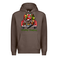 Coffee merry christmas truck Premium Hoodie - RanaPortraitStore