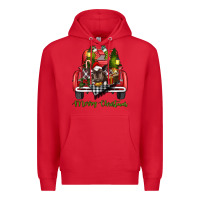 Red merry christmas truck Premium Hoodie - RanaPortraitStore