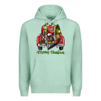 Seafoam merry christmas truck Premium Hoodie - RanaPortraitStore
