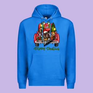 Merry Christmas Truck Premium Hoodie Designed By Ranaportraitstore