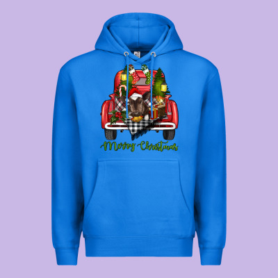 Merry Christmas Truck Premium Hoodie Designed By Ranaportraitstore