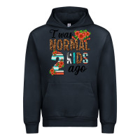 Navy i was normal two kids ago Urban Hoodie - texasbilliewilder