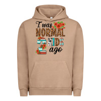 Pigment Burro i was normal two kids ago Urban Hoodie - texasbilliewilder