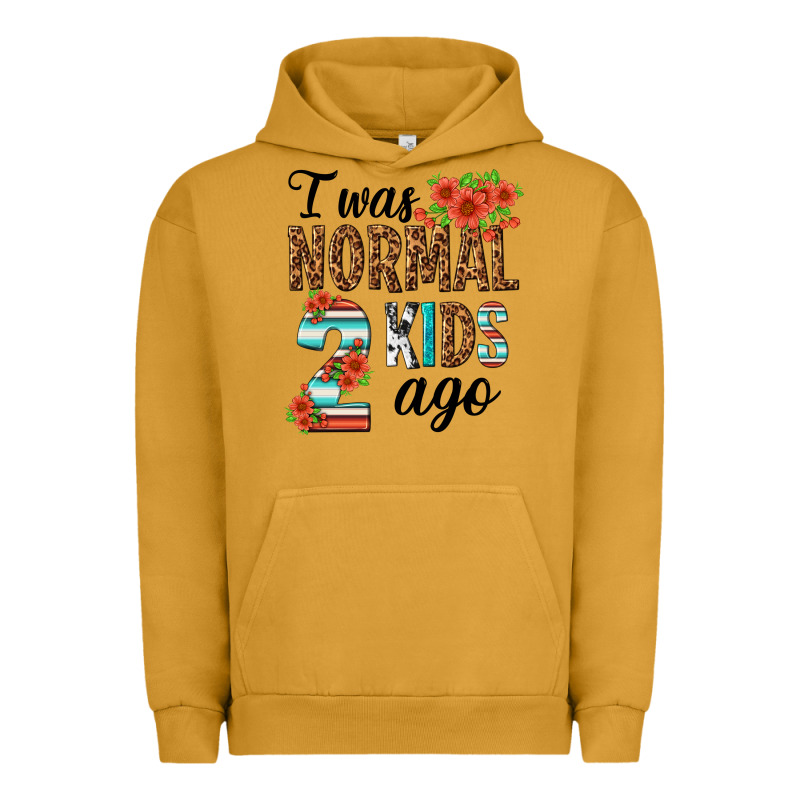 I Was Normal Two Kids Ago Urban Hoodie by texasbilliewilder | Teevron