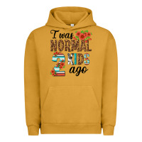 Pigment Peanut Butter i was normal two kids ago Urban Hoodie - texasbilliewilder