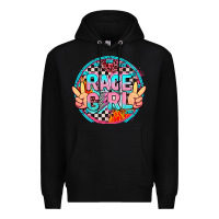 Black race girl Premium Hoodie - AdoDesignShop