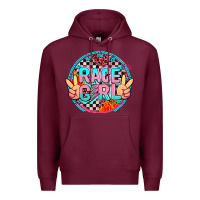 Burgundy race girl Premium Hoodie - AdoDesignShop