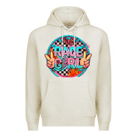 Oatmeal Heather race girl Premium Hoodie - AdoDesignShop