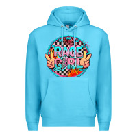 Ocean Blue race girl Premium Hoodie - AdoDesignShop