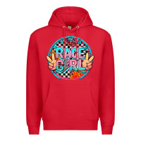 Red race girl Premium Hoodie - AdoDesignShop