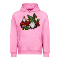 Fuchsia Pink christmas gnomes with truck Urban Hoodie - RanaPortraitStore