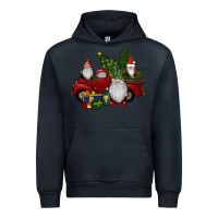 Navy christmas gnomes with truck Urban Hoodie - RanaPortraitStore