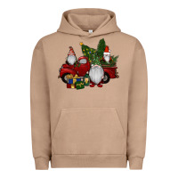 Pigment Burro christmas gnomes with truck Urban Hoodie - RanaPortraitStore
