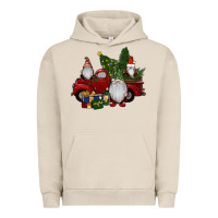 Pigment French Oak christmas gnomes with truck Urban Hoodie - RanaPortraitStore