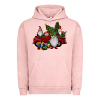 Pigment Salmon christmas gnomes with truck Urban Hoodie - RanaPortraitStore