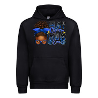 Black in my cheer mom era afro messy bun Urban Hoodie - texasbilliewilder
