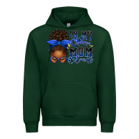 Forest Green in my cheer mom era afro messy bun Urban Hoodie - texasbilliewilder