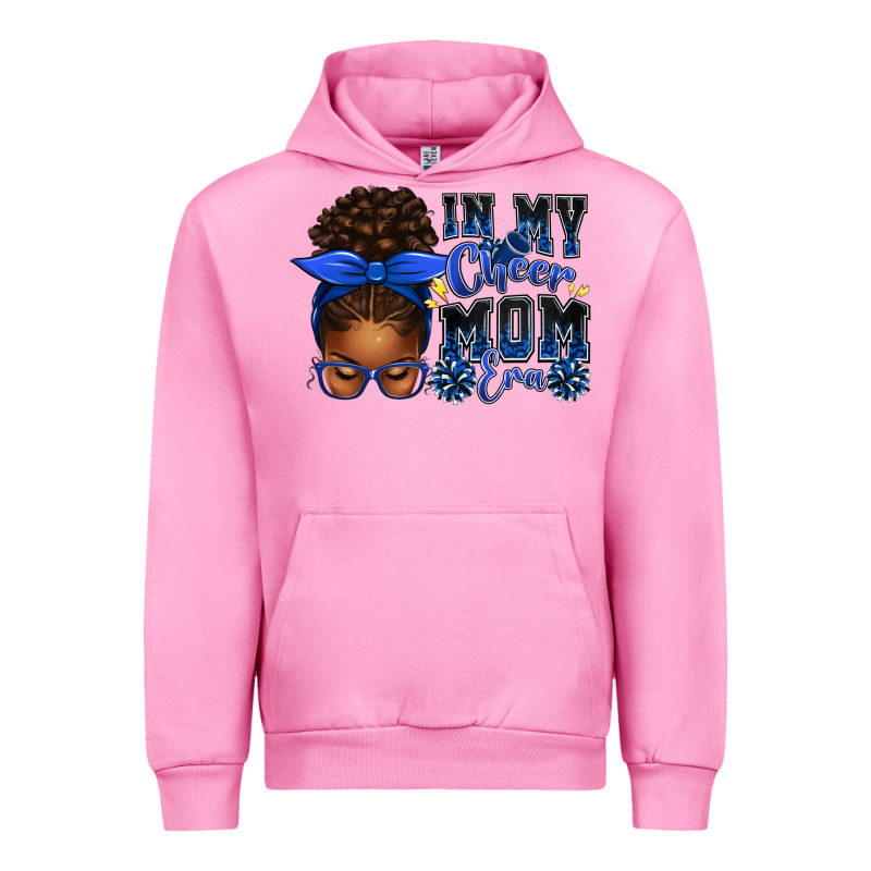 In My Cheer Mom Era Afro Messy Bun Urban Hoodie by texasbilliewilder | Teevron