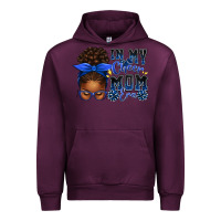 Mauve Wine in my cheer mom era afro messy bun Urban Hoodie - texasbilliewilder