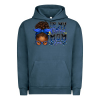Pigment Midnight Navy in my cheer mom era afro messy bun Urban Hoodie - texasbilliewilder