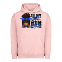 Pigment Salmon in my cheer mom era afro messy bun Urban Hoodie - texasbilliewilder