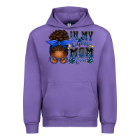 Tulip in my cheer mom era afro messy bun Urban Hoodie - texasbilliewilder