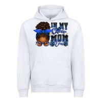 White in my cheer mom era afro messy bun Urban Hoodie - texasbilliewilder