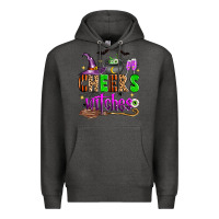 Charcoal Heather Cheers witches Premium Hoodie - Zillion Design Studio