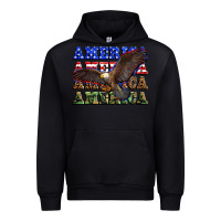 Black america america america america Urban Hoodie - Zillion Design Studio
