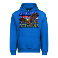 Cobalt america america america america Urban Hoodie - Zillion Design Studio